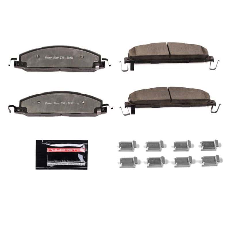 PowerStop — Power Stop 09-10 Dodge Ram 2500 Rear Z36 Truck & Tow Brake Pads w/Hardware
Z36 Brake Pads - view 1