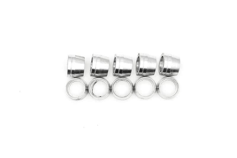 DeatschWerks — DeatschWerks Replacement PTFE Hose End Olive Insert 8AN (Pack of 10) - view 4