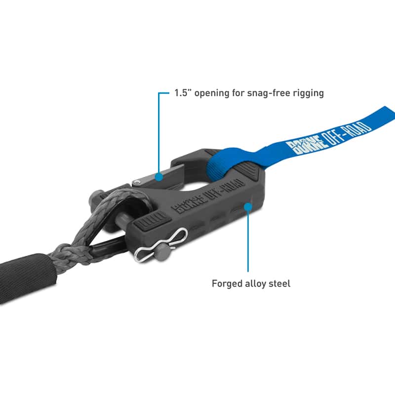 Borne Off-Road — Borne Off-Road 10K Winch - Grey Synthetic Rope - view 13