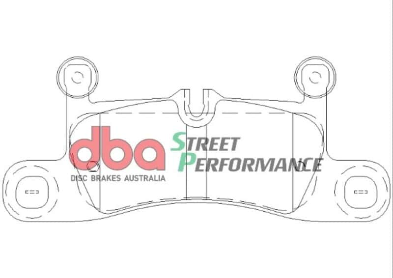 DBA — DBA 11-18 Porsche Cayenne SP Performance Rear Brake Pads
Brake Pad - view 1