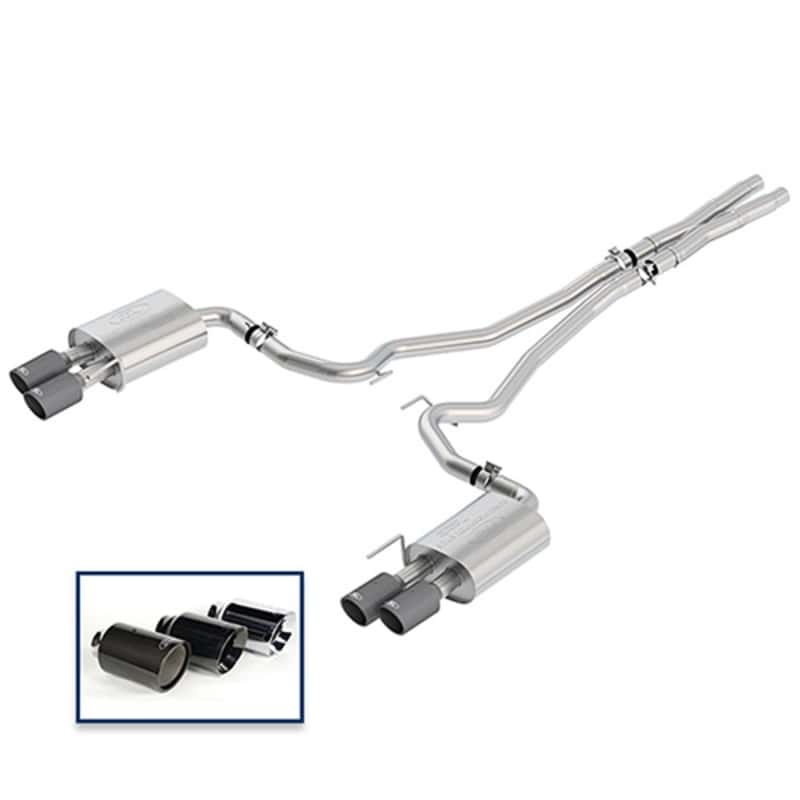 Ford Racing — Ford Racing 2018+ Mustang GT 5.0L Cat-Back Extreme Exhaust System w/ Quad Carbon Fiber Tips
Exhaust System Kit - view 1