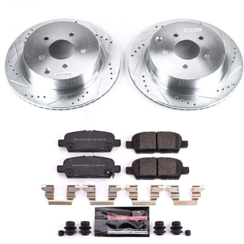 PowerStop — Power Stop 18-19 Infiniti Q50 Rear Z23 Evolution Sport Brake Kit - view 1