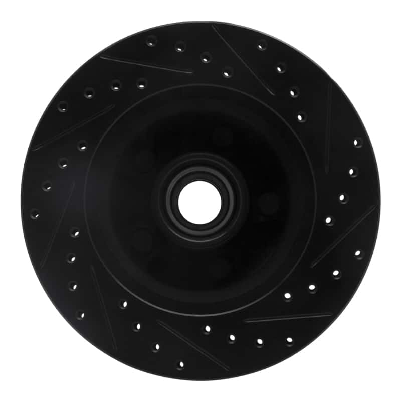 R1 Concepts — R1 86-92 Jeep Wagoneer Front Left Drilled & Slotted Black Brake Rotor
R1 Brake Rotor Drill - view 5