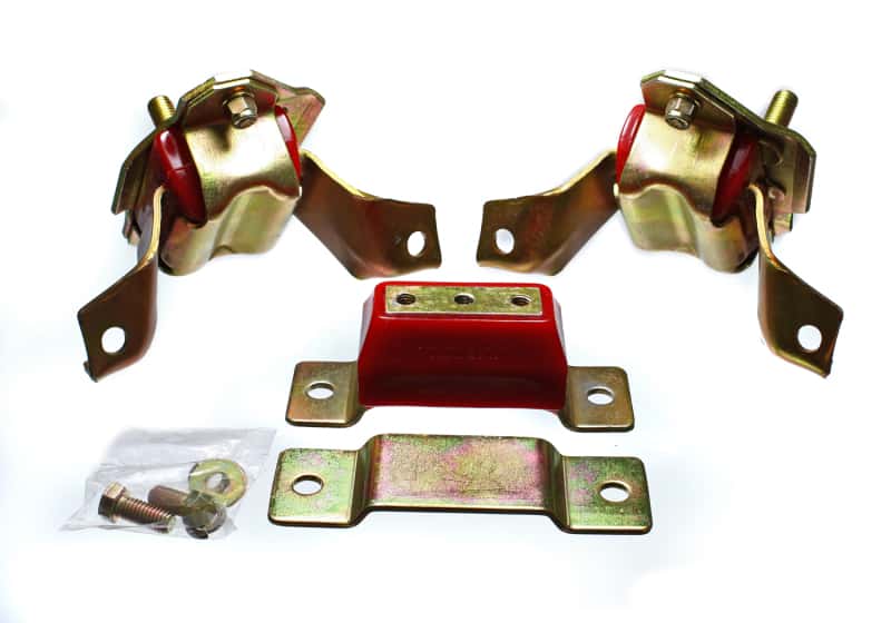 Energy Suspension — Energy Suspension 84-95 Ford Mustang 5.0 (302c.i.) V8 Red Motor & Transmission Mount Set
Mtr/TransMntSet - view 4