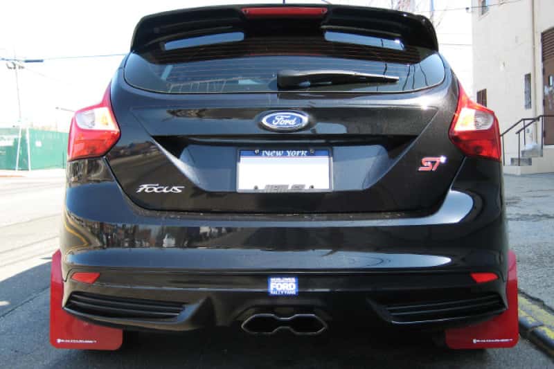 Rally Armor — Rally Armor 12-19 Ford Focus ST / 16-19 RS Black UR Mud Flap w/Nitrous Blue Logo
Mud Flap - view 5