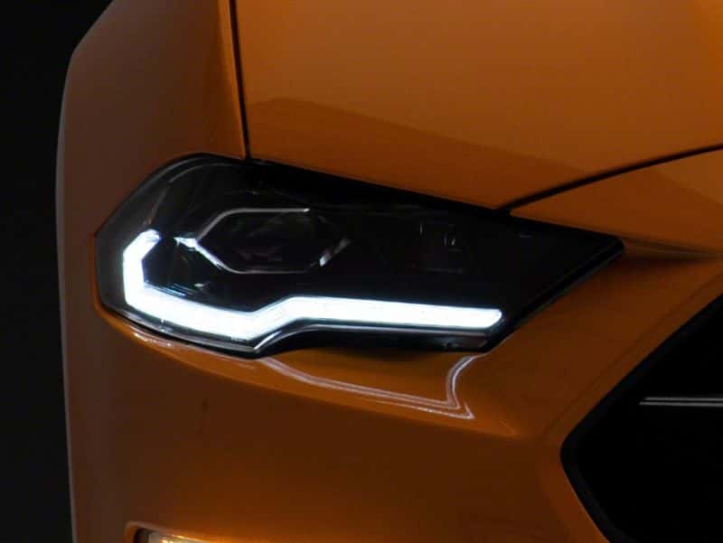 Raxiom — Raxiom 18-23 Ford Mustang GT EcoBoost LED Projector Headlights- Blk Housing (Clear Lens)
Headlights - view 2