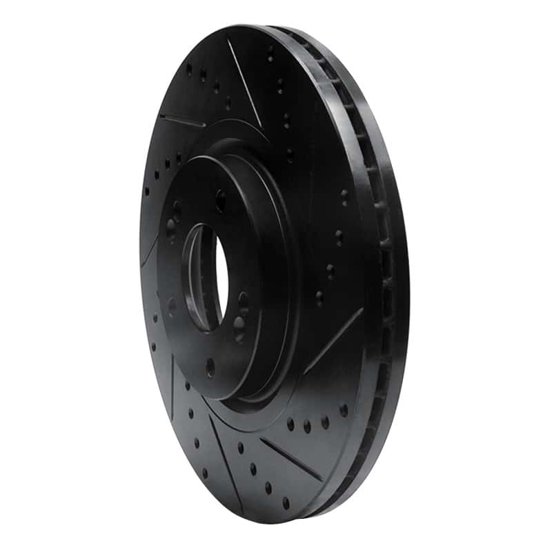 R1 Concepts — R1 15-21 Kia Sedona Front Right Drilled & Slotted Black Brake Rotor
R1 Brake Rotor Drill - view 2
