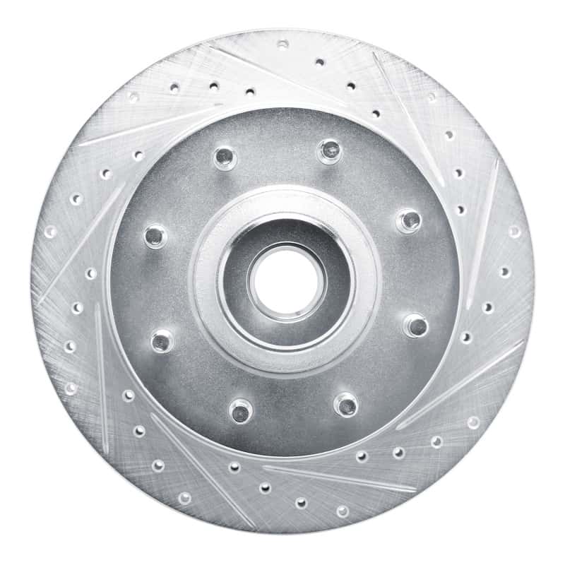 R1 Concepts — R1 73-77 Dodge B300 Van (71-74) / B300 (75-80) Front Right Drilled & Slotted Silver Brake Rotor
R1 Brake Rotor Drill - view 1
