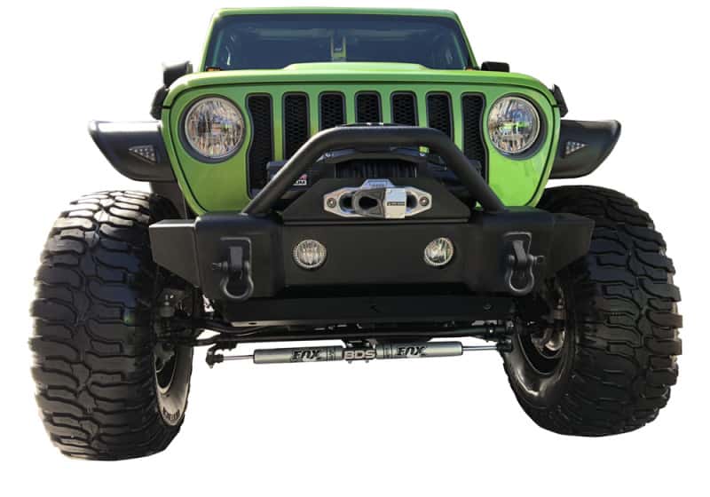 Rampage — Rampage 2007-2018 Jeep Wrangler(JK) Recovery Bumper Stubby Front - Black
Front Recovery Bumpr
Bumper- Front - view 2