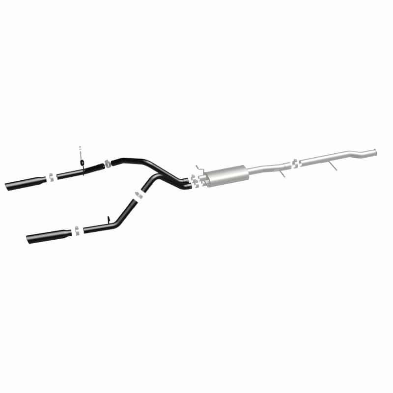Magnaflow — MagnaFlow SYS Cat-Back 3.5in Black Dual Split Rear Tips 10-13 Chevy Silverado / GMC Sierra 5.3L
Cat-Back - view 6
