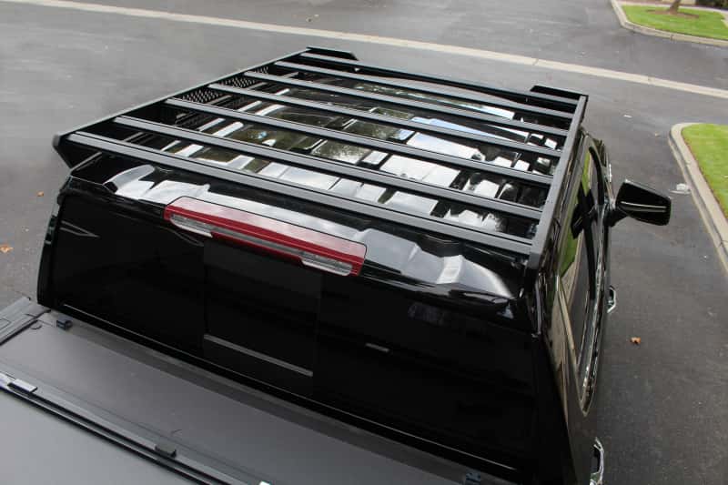 Go Rhino — Go Rhino 19-23 Chevrolet/GMC Silverado/Sierra 1500 CC Ceros Low Profile Roof Rack - Tex. Blk
Ceros Roof Rack - view 5