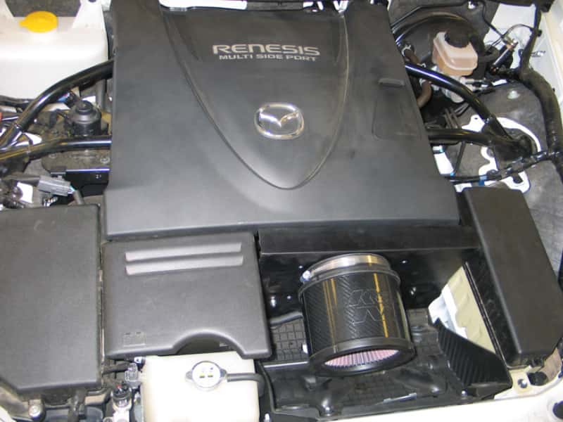 K&N Engineering — K&N 04-09 Mazda RX-8 Typhoon Short Ram  Intake
Performance Air Inta
Air Intake System - view 3