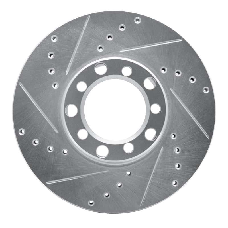 R1 Concepts — R1 72-80 Mercedes-Benz 450SE Front Left Drilled & Slotted Silver Brake Rotor
R1 Brake Rotor Drill - view 1