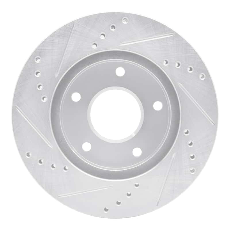 R1 Concepts — R1 1997-2005 Chevrolet S10 Front Right Drilled & Slotted Silver Brake Rotor
R1 Brake Rotor Drill - view 5