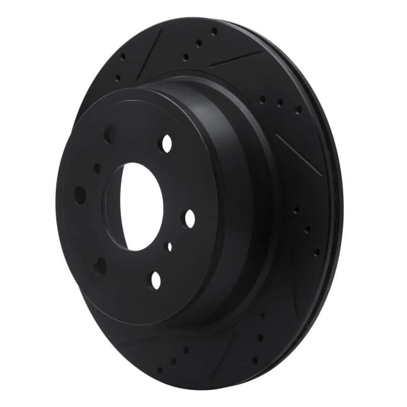 DFC — DFC 07-20 Cadillac Escalade ESV Rear Left Drilled & Slotted Black Brake Rotor - view 2