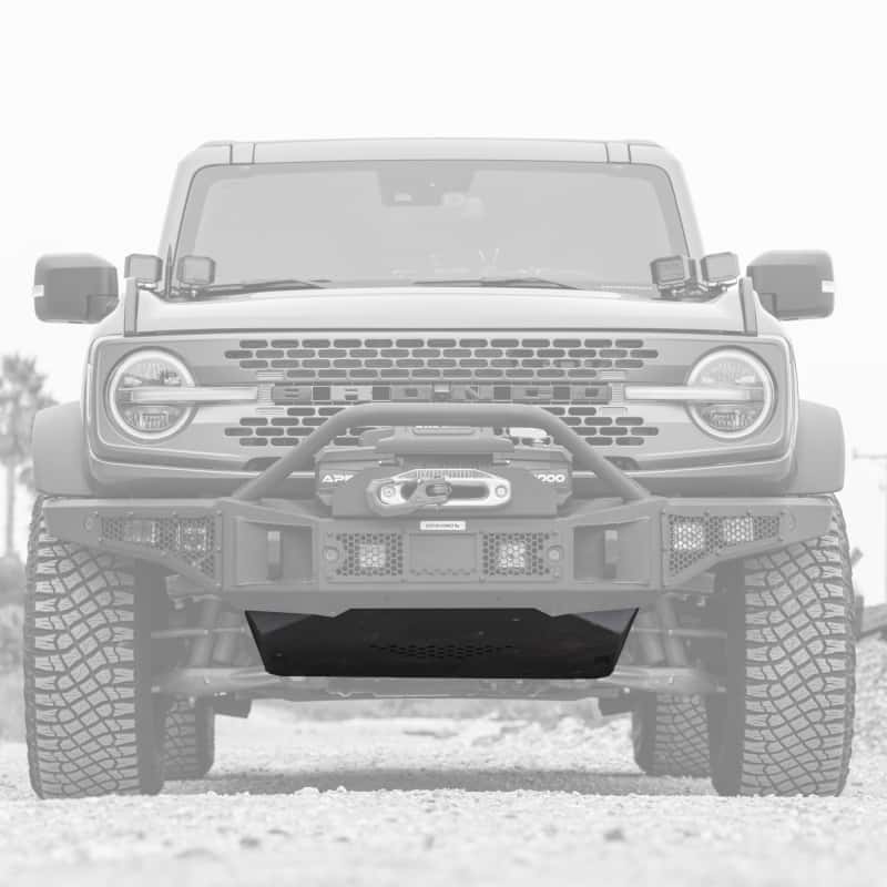 Go Rhino — Go Rhino 21-24 Ford Bronco (Excl. Sport) Rockline Front Bumper Lower Skid Plate
Bronco Skid Plate - view 3