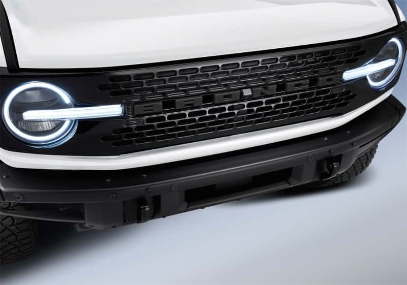 Ford Racing — Ford Racing 2021+ Bronco Grille Lettering Overlay Kit - Black
Grille Emblem - view 10