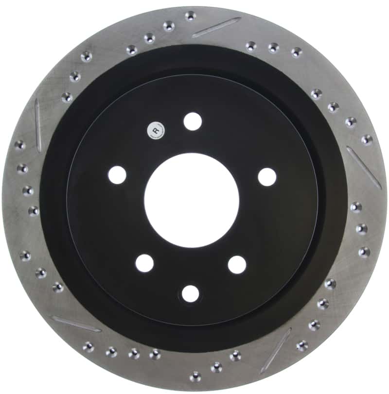 Stoptech — StopTech 06-07 350Z / 05-07 G35 / 06-07 G35X SportStop Slotted & Drilled Rear Right Rotor
Slot/Drill Rotor - view 8