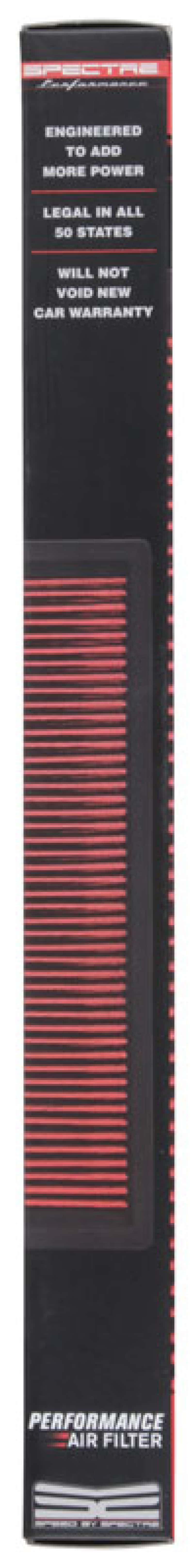 Spectre — Spectre 2007 Chevy Camaro 3.8L/5.7L V6/V8 F/I Replacement Panel Air Filter
Spectre Replacement
Air Filter - view 7