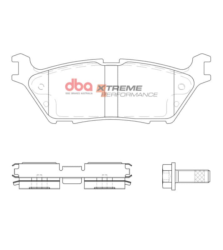 DBA — DBA 18-20 Ford Expedition Rear XP Performance Brake Pads
Brake Pad - view 1