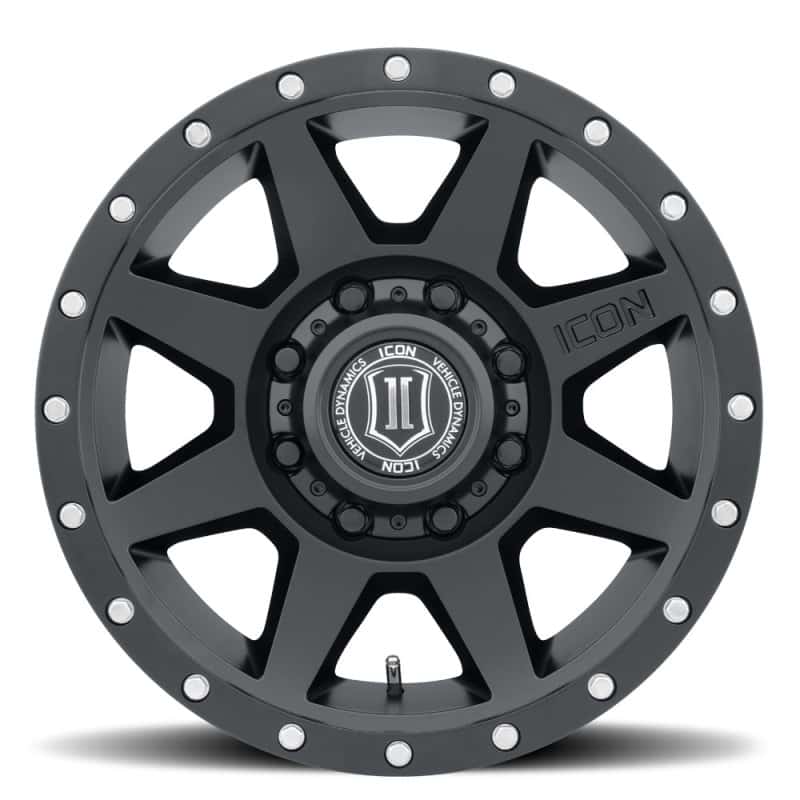 ICON — ICON Rebound 17x8.5 8x170 6mm Offset 5in BS 125mm Bore Satin Black Wheel
REBOUND HD WHEEL - view 3
