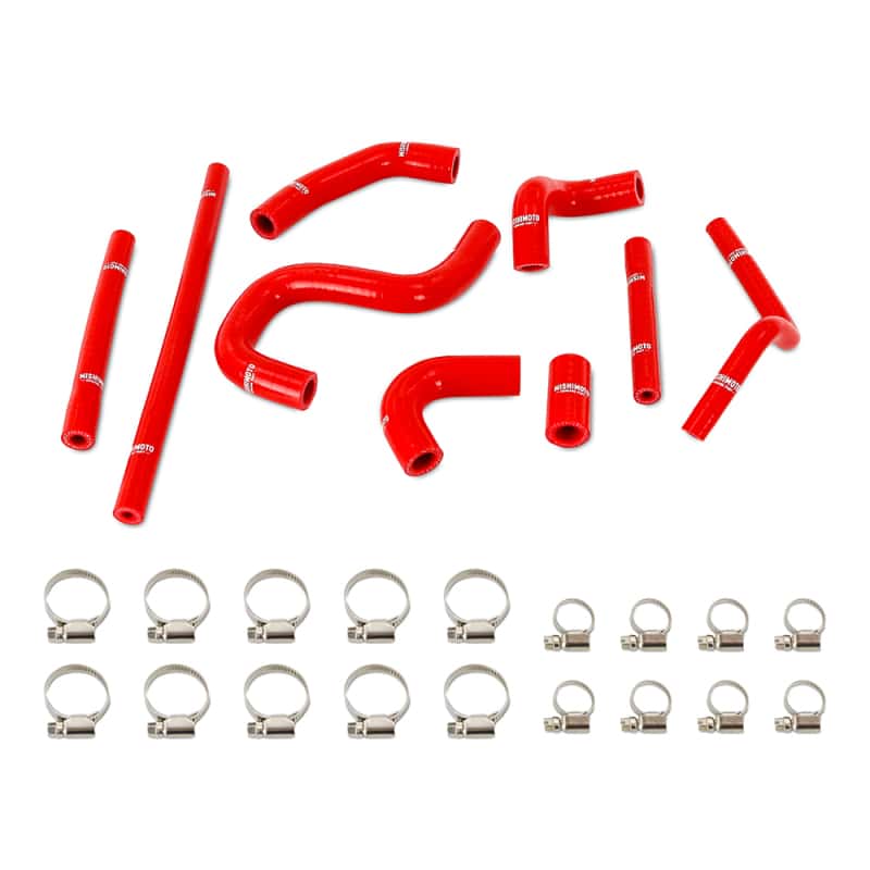 Mishimoto — Mishimoto 96-02 Toyota 4Runner 3.4L (w/ Rear Heater) Silicone Heater Hose Kit - Red
Heater Hose Kit - view 1