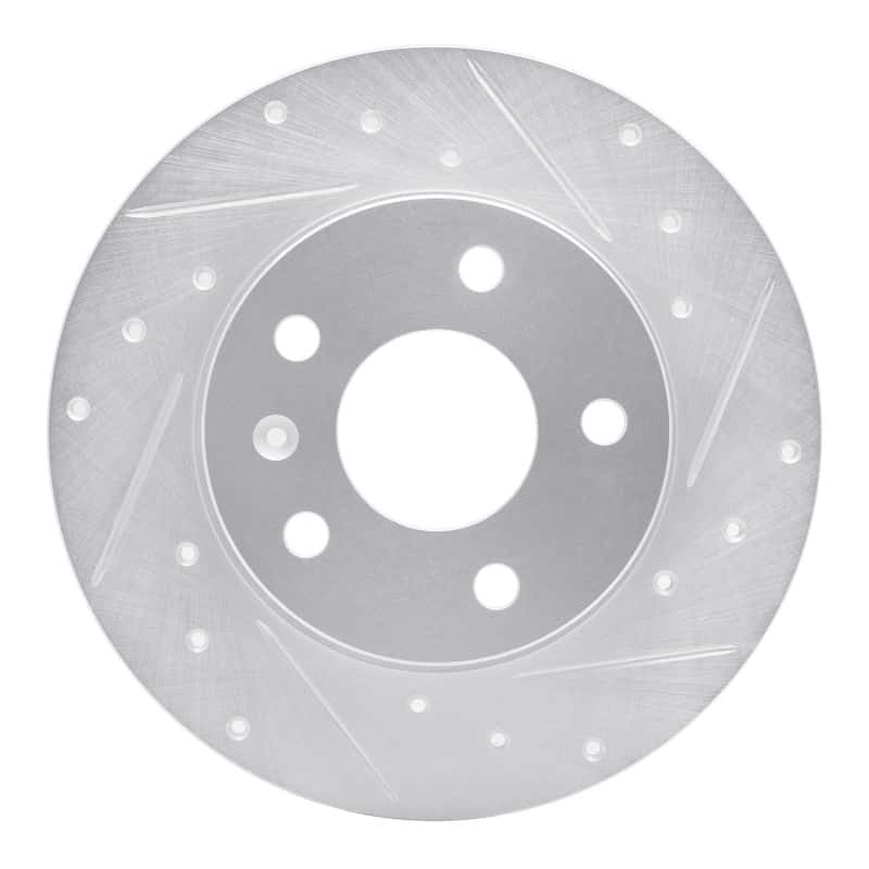 R1 Concepts — R1 02-08 Chevrolet Zafira (Mexico) Rear Right Drilled & Slotted Silver Brake Rotor
R1 Brake Rotor Drill - view 1