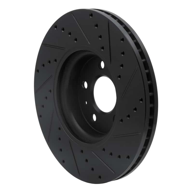 R1 Concepts — R1 2011-2017 Audi A4 Allroad Front Left Drilled & Slotted Black Brake Rotor
R1 Brake Rotor Drill - view 4