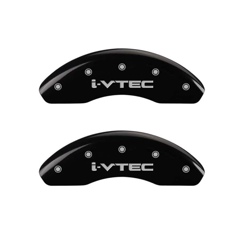 MGP — MGP Front set 2 Caliper Covers Engraved Front i-Vtec Black finish silver ch
Caliper Covers - view 1