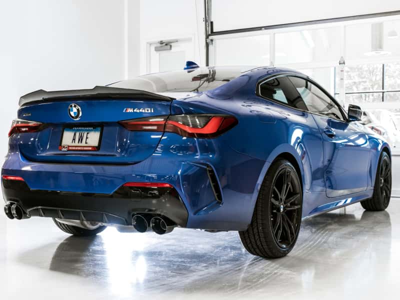AWE Tuning — AWE Tuning 2019+ BMW M340i (G20) Track Edition Exhaust - Quad Diamond Black Tips
Track Exhaust - view 5