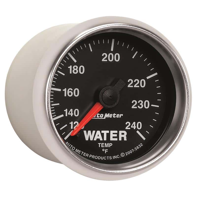 AutoMeter — Autometer GS 52mm 120-240 Deg F Mechanical Water Temperature Gauge
2-1/16" WATER TEMP, - view 6