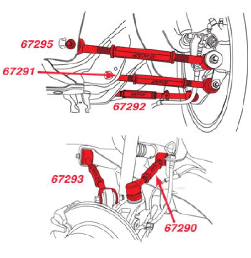 SPC Performance — SPC Performance Honda/Acura Rear Adjustable Arms (Set of 5)
ADJ. ARMS SET
ADJ ARM SE - view 3