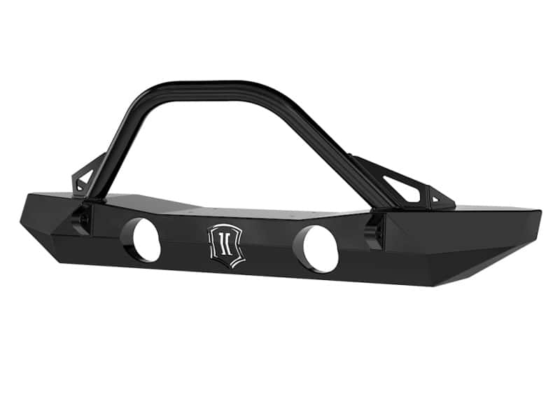 ICON — ICON 07-18 Jeep Wrangler JK Pro Series Mid Width Front Bumper w/Bar/Tabs
FRONT BUMPER - view 5