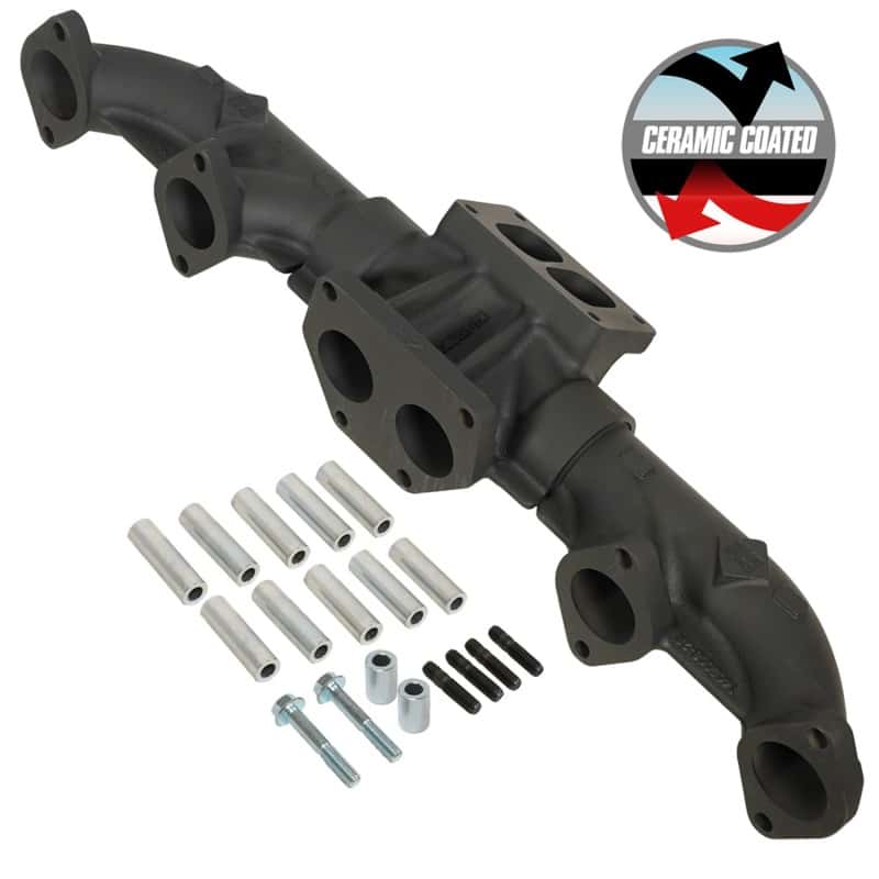 BD Diesel — BD Diesel Pre-2002 ISX / Cummins Signature 600 ISX T6 Ceramic Coated Exhaust Manifold - view 1