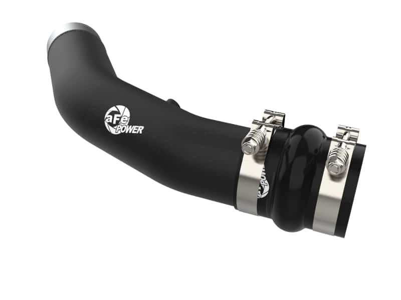aFe — aFe 23-24 Ford Diesel Trucks V8-6.7L (td) BladeRunner 3in. Aluminum Hot Charge Pipe - Black
Hot Charge Pipe - view 1