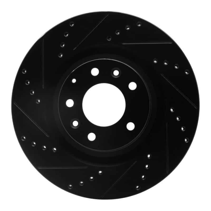 R1 Concepts — R1 07-15 Mazda CX-9 Front Left Drilled & Slotted Black Brake Rotor
R1 Brake Rotor Drill - view 1