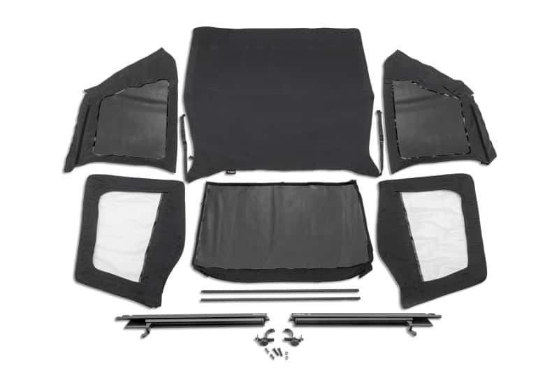 Rugged Ridge — Rugged Ridge Frameless Black Diamond Soft Top 92-95 Jeep Wrangler YJ
OFFROAD_TOPS
Top-Soft - view 3