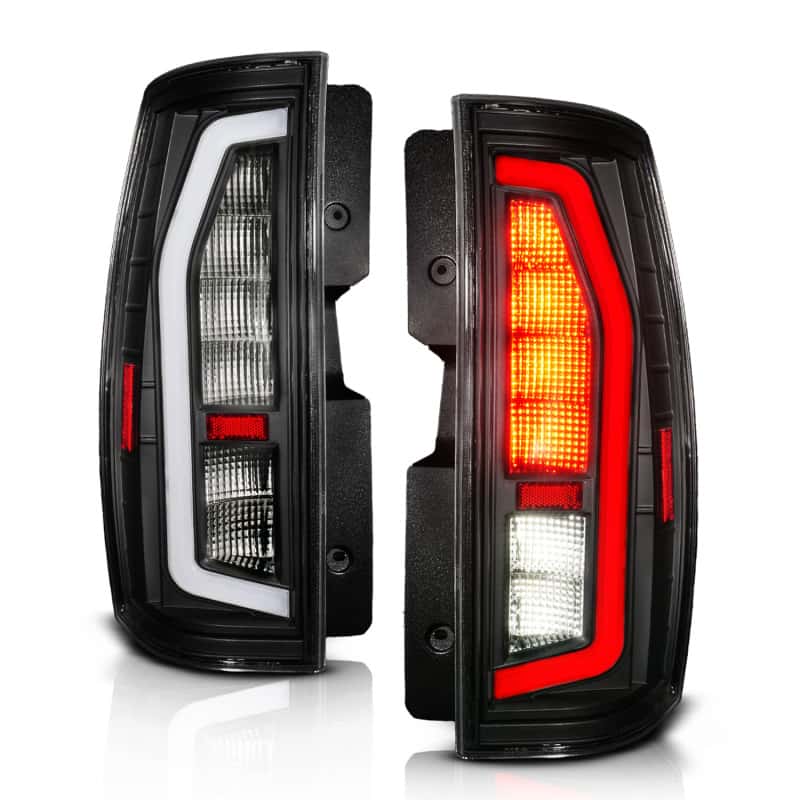 ANZO — Anzo 07-14 Chevrolet Suburban / 07-14 GMC Yukon Black Full LED Tail Light Plank Style w/ Clear Lens
Tail Light Set - view 2