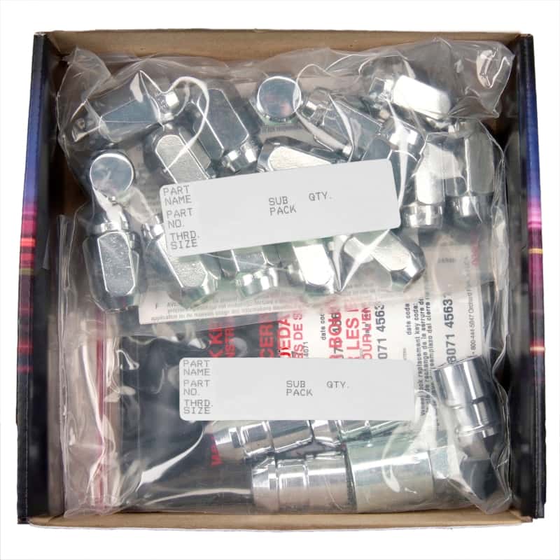 McGard — McGard 4 Lug Hex Install Kit w/Locks (Cone Seat Nut) M12X1.25 / 13/16 Hex / 1.28in. Length - Chrome - view 6