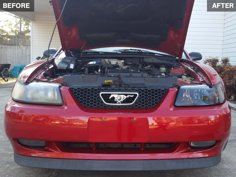 Raxiom — Raxiom 99-04 Ford Mustang Axial Series OE Style Headlights- Black Housing (Smoked Lens)
Headlights - view 7