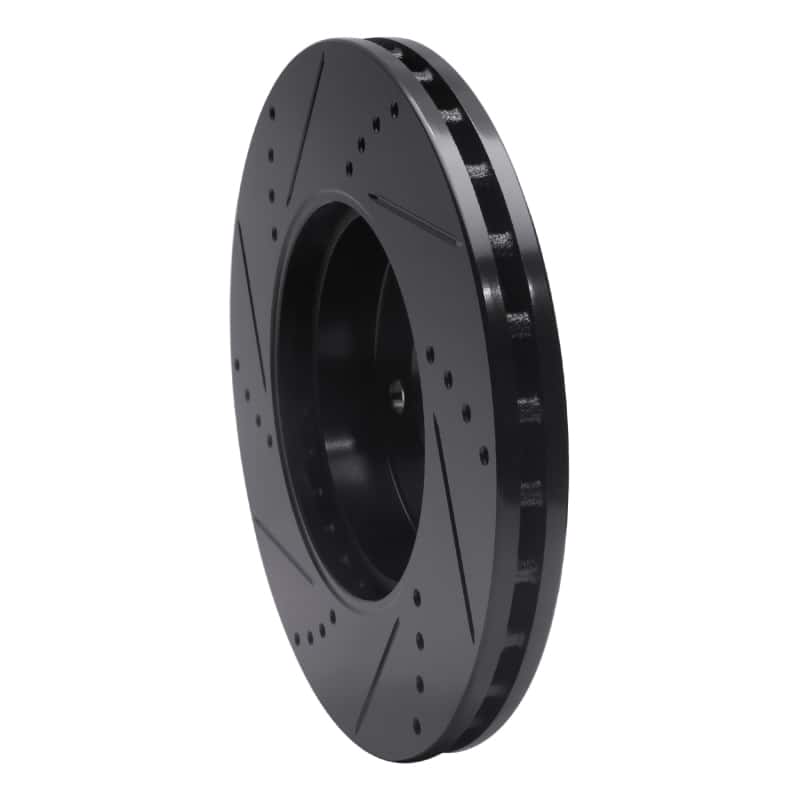 R1 Concepts — R1 03-09 Mercedes-Benz E350 Front Right Drilled & Slotted Black Brake Rotor
R1 Brake Rotor Drill - view 3