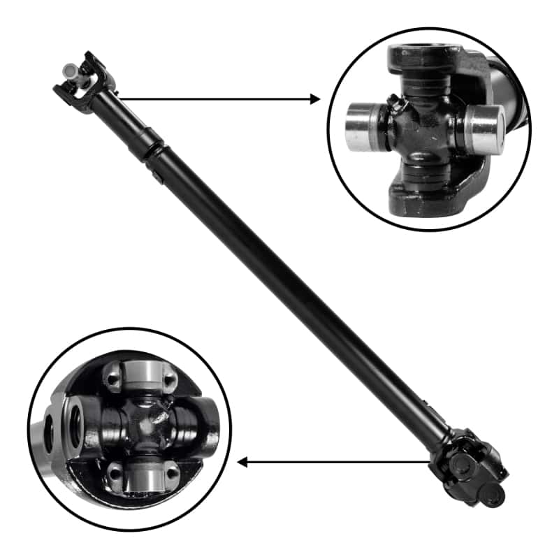 Yukon Gear & Axle — USA Standard Front Driveshaft for Jeep Wrangler 38-1/4in Center to Center
Driveshaft - Front - view 1