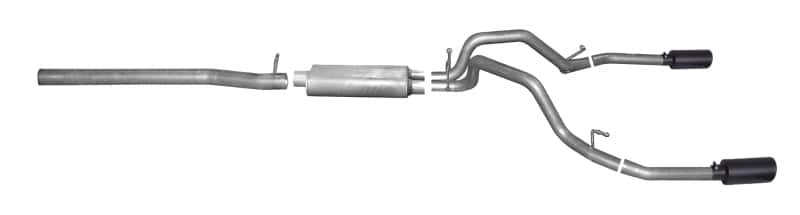 Gibson — Gibson 14-18 GMC Sierra 1500 Denali 6.2L 3.5in/2.25in Cat-Back Dual Split Exhaust - Black Elite
Truck/Suv - view 1