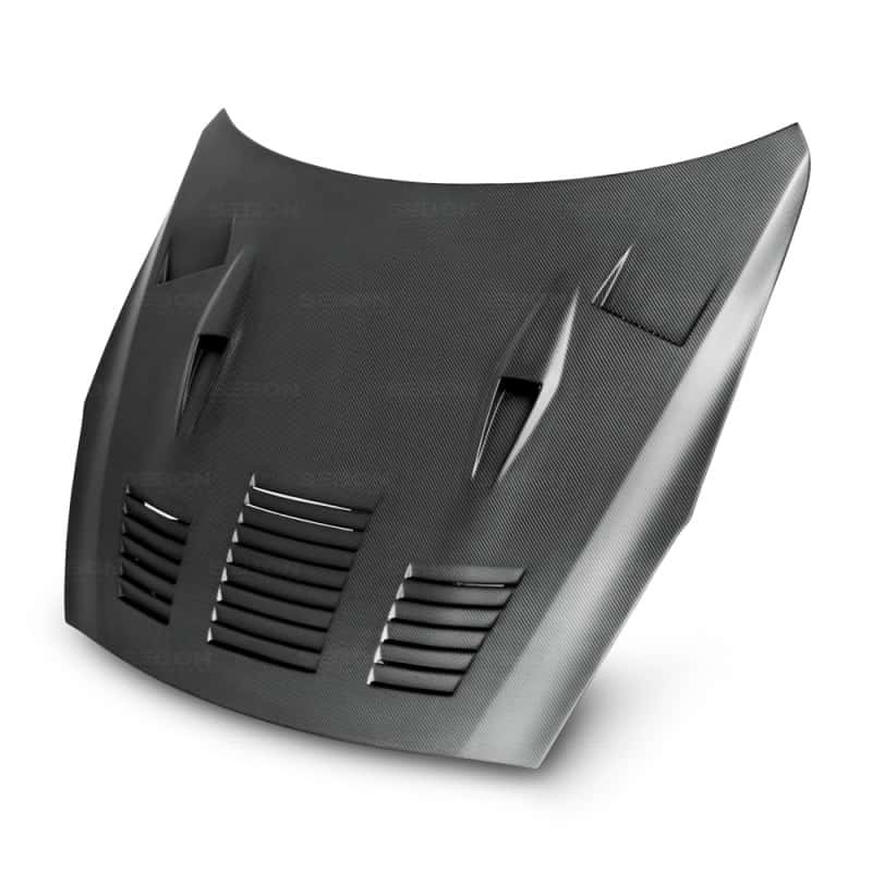 Seibon — Seibon 09-15 Nissan GTR R35 GTII Dry Carbon Hood - view 7