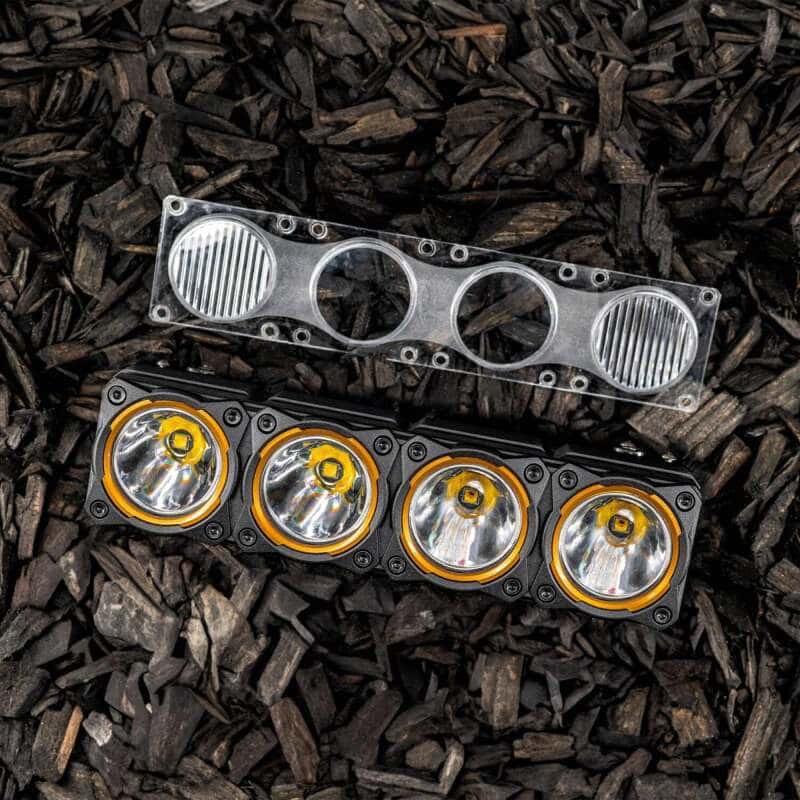 KC HiLiTES — KC HiLiTES FLEX ERA LED Clear Spot Beam Lens for Light Bars - view 3