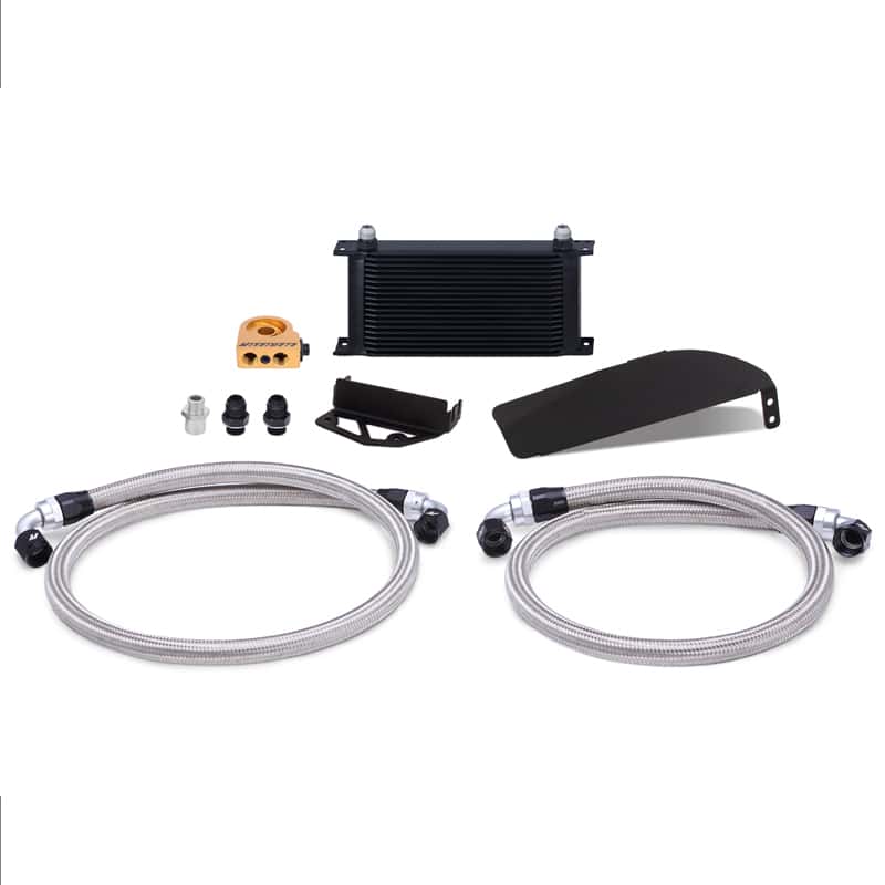 Mishimoto — Mishimoto 2017+ Honda Civic Type R Direct Fit Oil Cooler Kit - Black - view 1