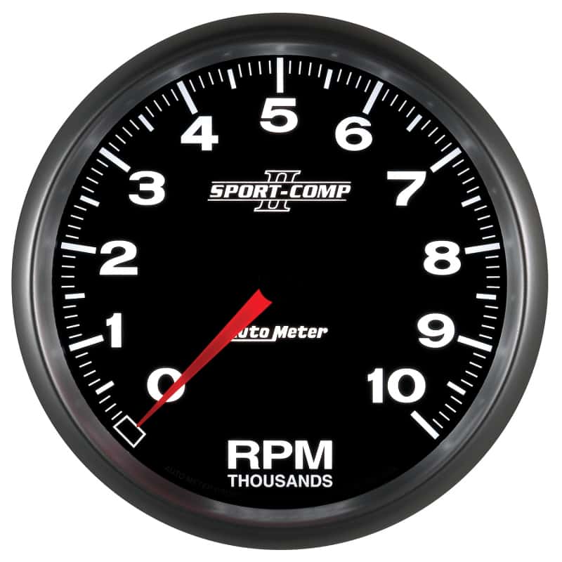 AutoMeter — Autometer Sport-Comp II 5 inch 0-10000 RPM In Dash Tachometer
5" TACH, 10,000 RPM, - view 10