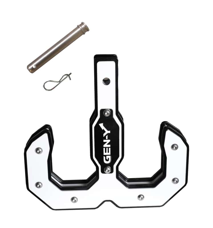 GEN-Y Hitch — Gen-Y Hulk 2.0 16K Tow Hook 2in Shank w/GH-099 Pin/GH-011 Clip - Black/White
Tow Hook - view 3