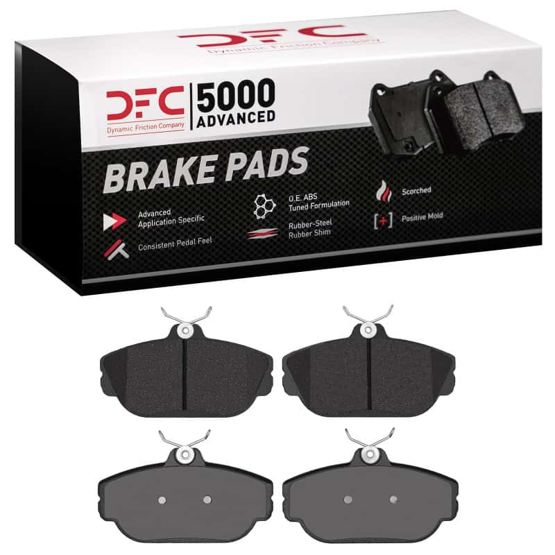 DFC — DFC 93-98 Ford Taurus SHO Front 5000 Advanced Semi Metallic Brake Pads
DFC Brake Pad Set - view 4