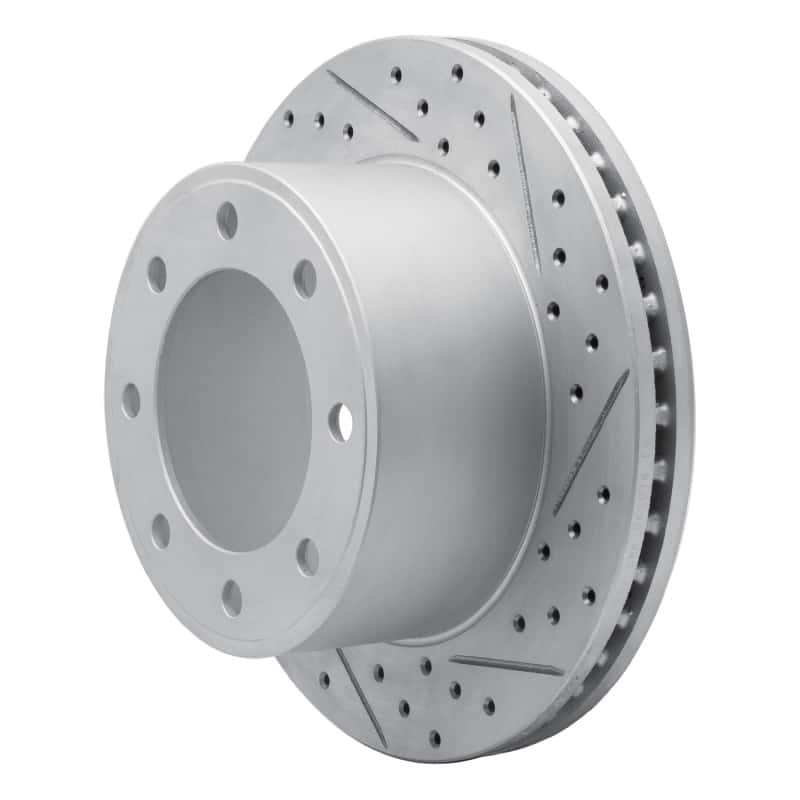R1 Concepts — R1 05-12 Ford F-250 2WD (Super Duty) Rear Right Drilled & Slotted Geo-Carbon Rotor - view 2